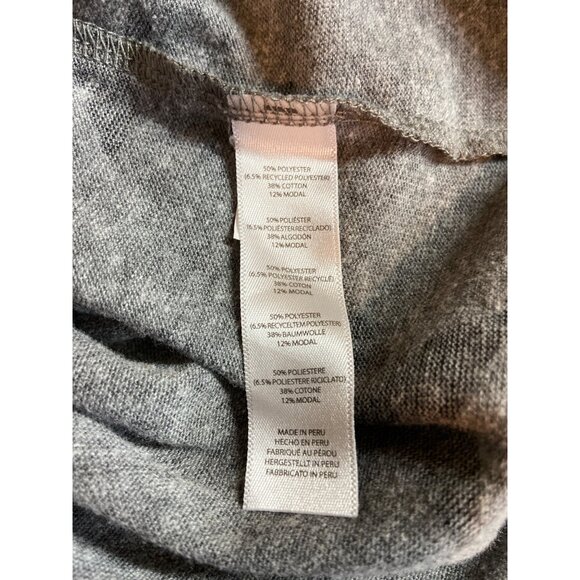 Alternative Eco Womens TShirt Large Star Print Gray Streetwear Grunge - Picture 4 of 8